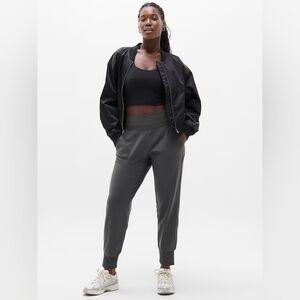 ATHLETA 2021 Venice High Rise Gray Joggers Size 1X